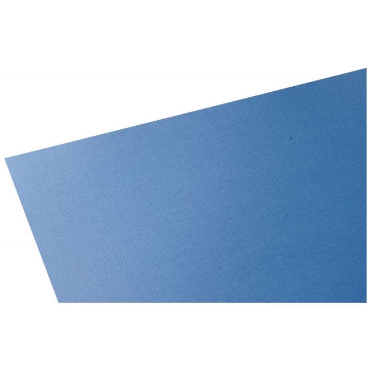 Paquet de 10 feuilles papier dessin couleur format 50x65 cm 160 g bleu France 50X65/16010BL