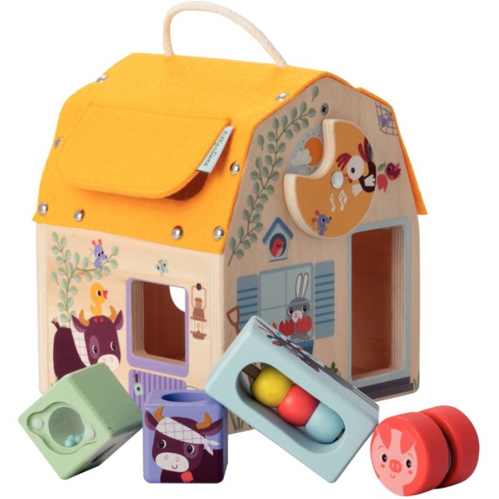 Maison sonore des formes en bois LILLIPUTIENS 83445 LILLIPUTIENS
