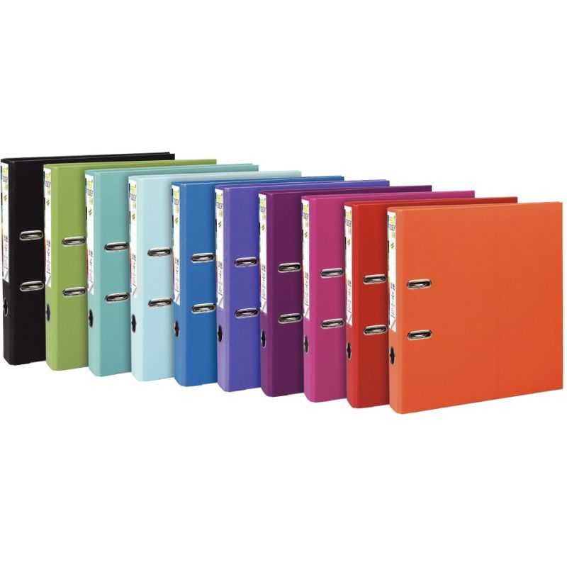 CLASSEUR A LEVIER PP 5cm ESSELTE VIOLET AVEC RENFORT