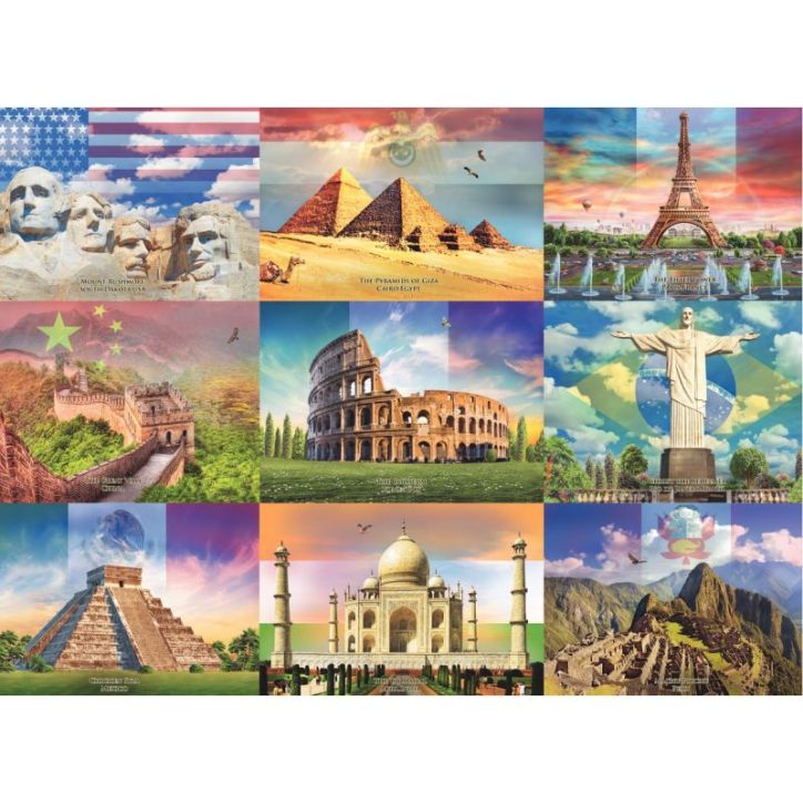 Puzzle XXL 200 pièces, les monuments du monde 13290 RAVENSBURGER