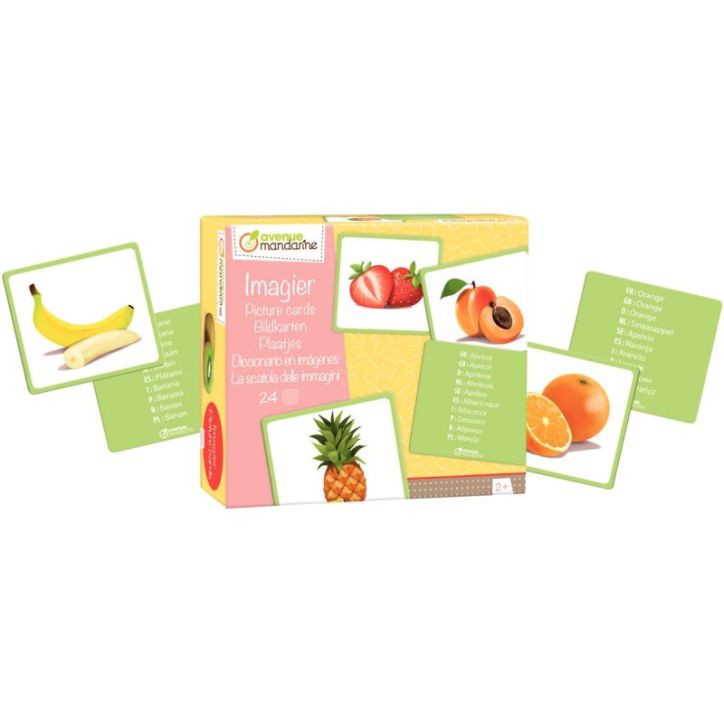 Imagier multilingue des fruits JE509C AVENUE MAN
