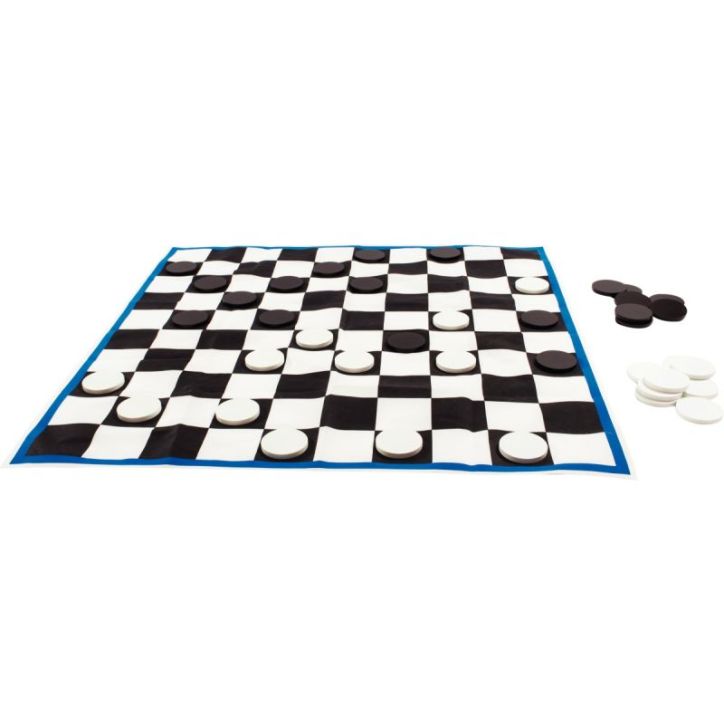 Jeu de dames XXL en tissu GA242