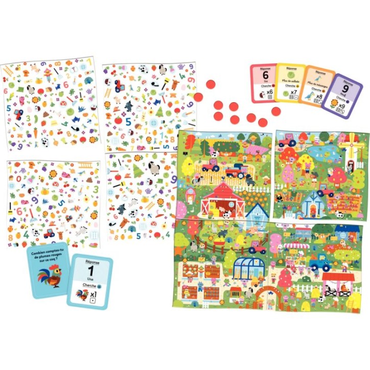 Cherche et trouve les chiffres J02478 JANOD