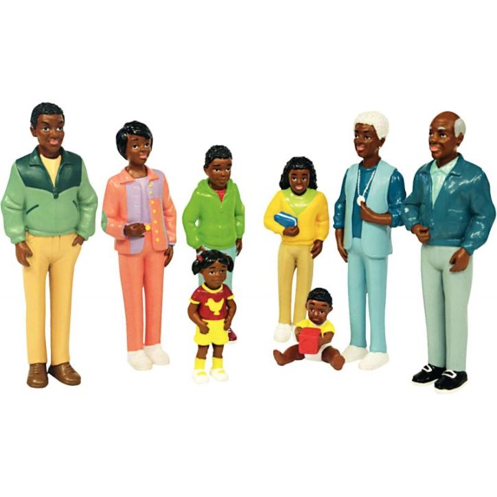 La famille africaine 8 figurines 27396 MINILAND