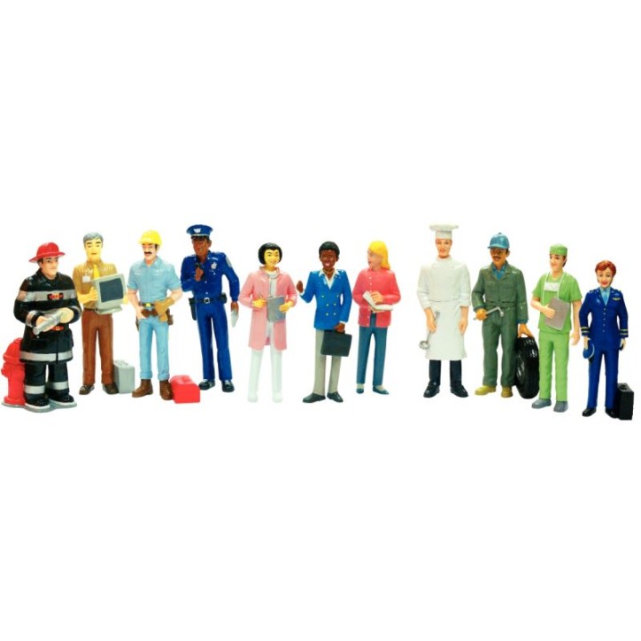Set de 11 personnages les métiers 27388 MINILAND