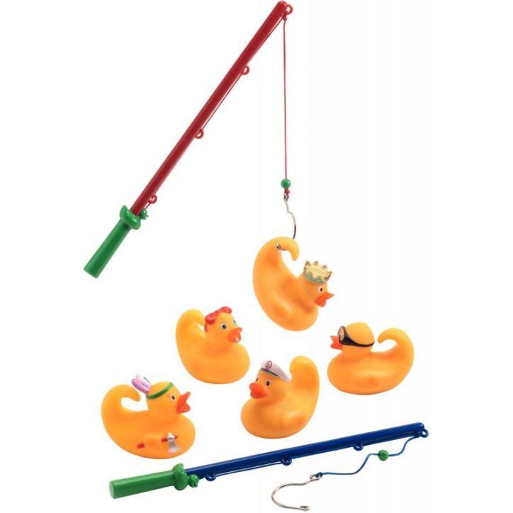 Boîte de 5 canards + 2 cannes DJ02114 DJECO