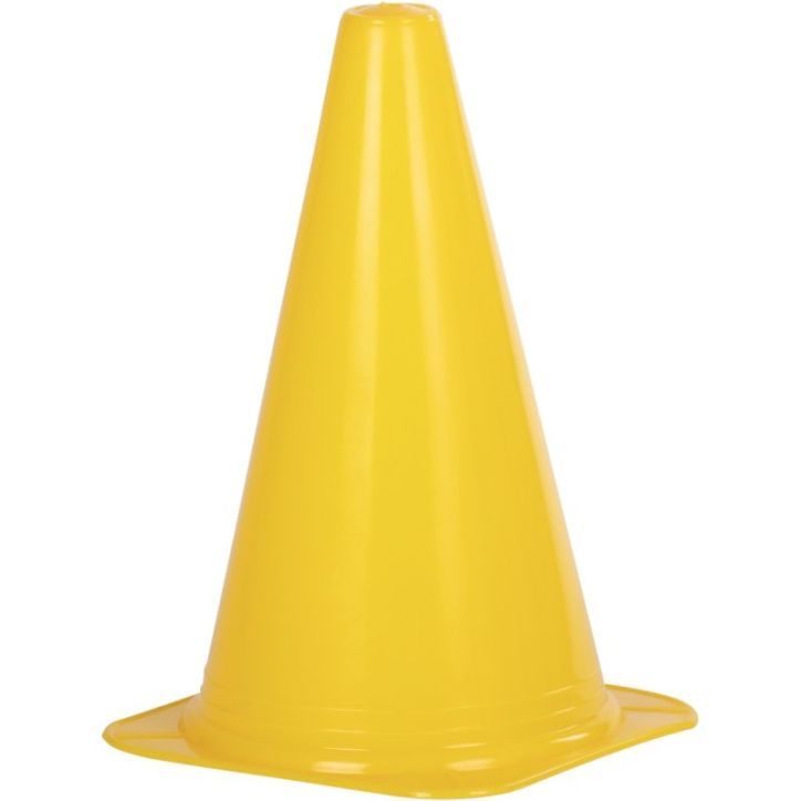 Lot de 8 balises coniques hauteur 23 cm base carrée 14 cm 063086ALK