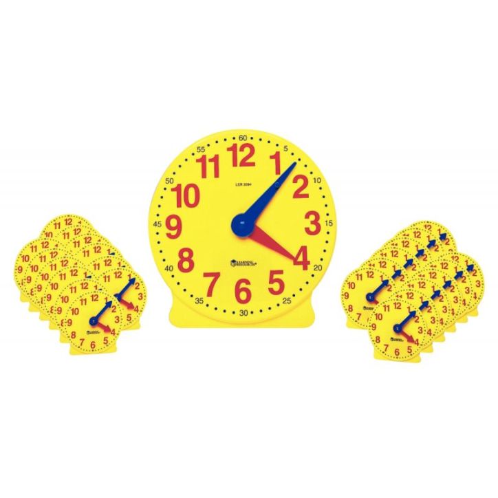 Set de Coffret 25 Horloges Jaunes LER2102