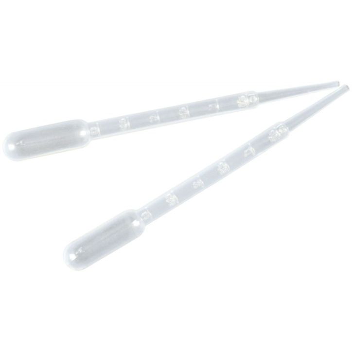 Lot de 10 pipettes compte goutte 3ml graduées 22568/1228
