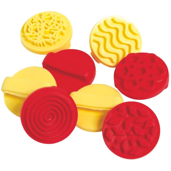 Lot de 8 tampons au doigt fantaisie. 8 modèles assortis 82900