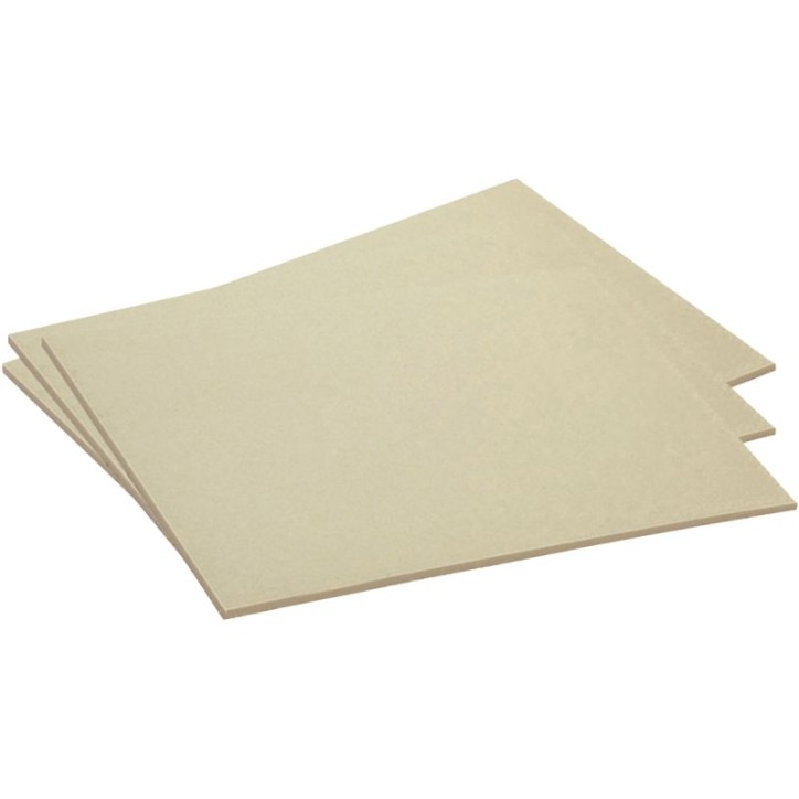 Lot de 10 plaques de linoléum, dimension : 210 x 297 mm PS18390