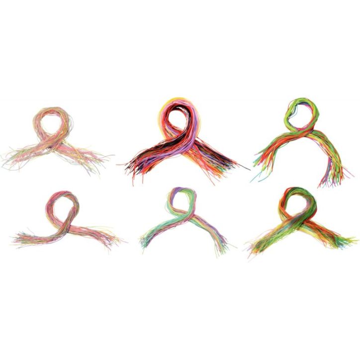 Sachet de 500 scoubidous coloris assortis 2049