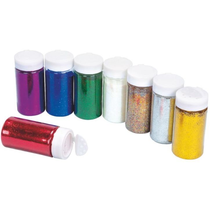 Lot de 8 salières de poudre scintillante de 250 grammes 22256