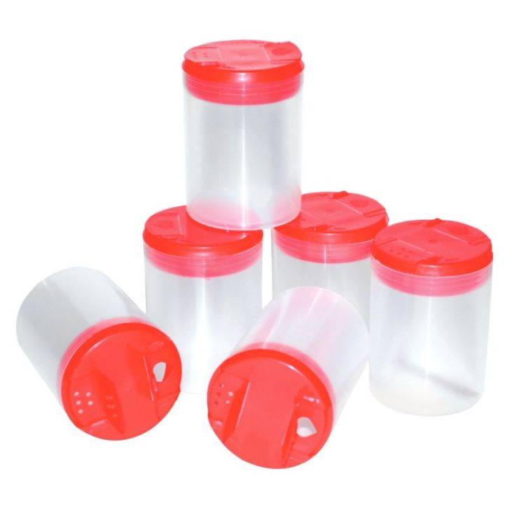 Lot de 6 sacs de 500 grammes de sable coloré + 6 salières vides ASC6500SAL