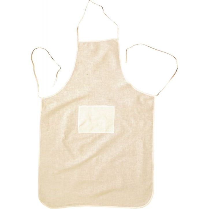 Lot de 5 tabliers pour adultes en coton écru L517000
