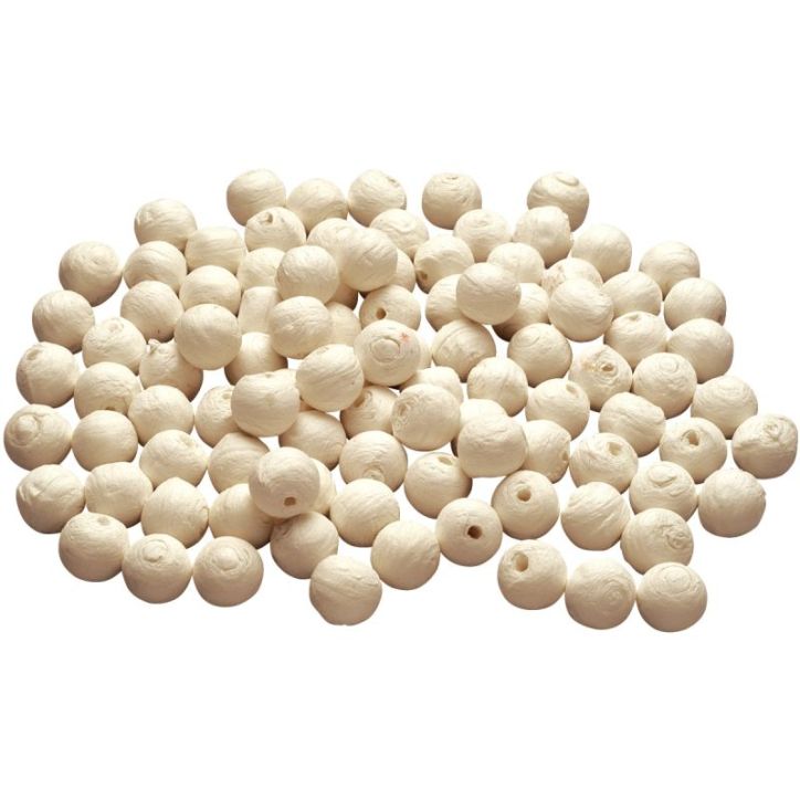 Sachet de 100 boules cellulose blanches, diamètre 18 mm PFF1001180091