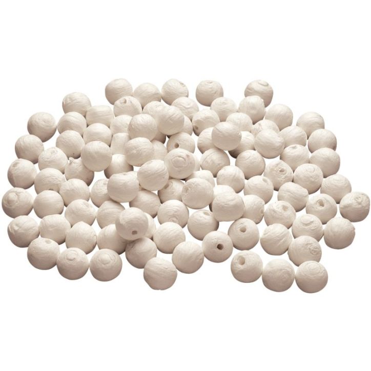 Sachet de 50 boules cellulose blanches, diamètre 40 mm PFF1000400050