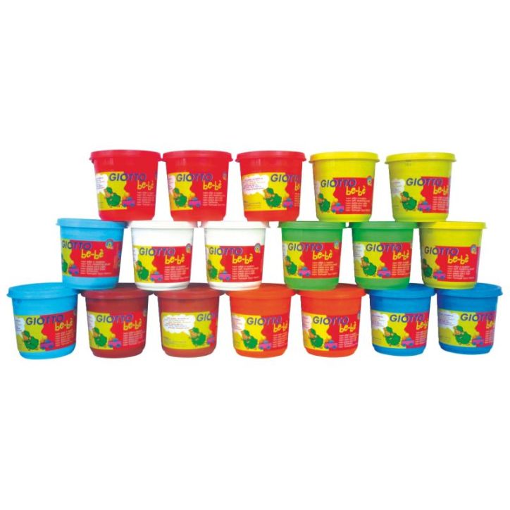 Carton de 18 pots de 220g de pâtes à jouer GIOTTO bébé F464000 GIOTTO BEB GIOTTO