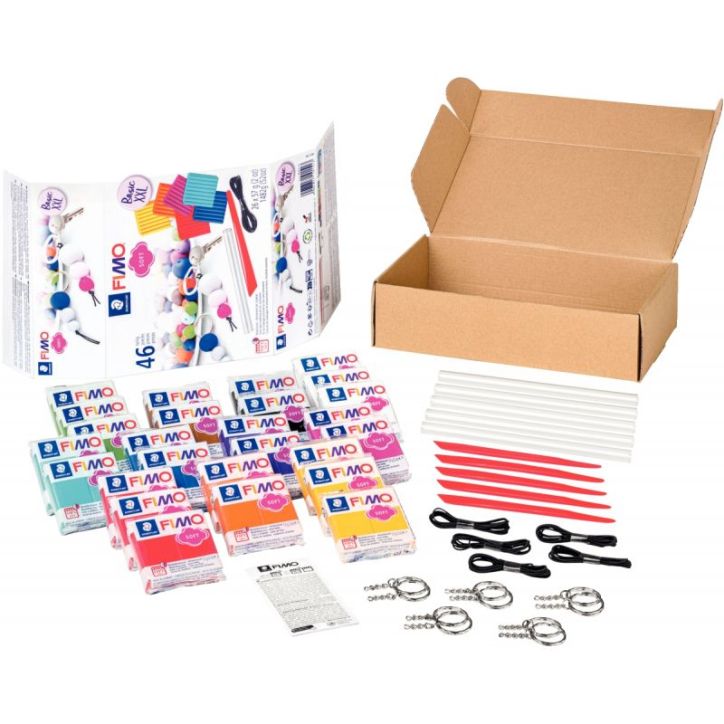Coffret XXl 26 pains fimo soft et accessoires 261605 FIMO STAEDTLER