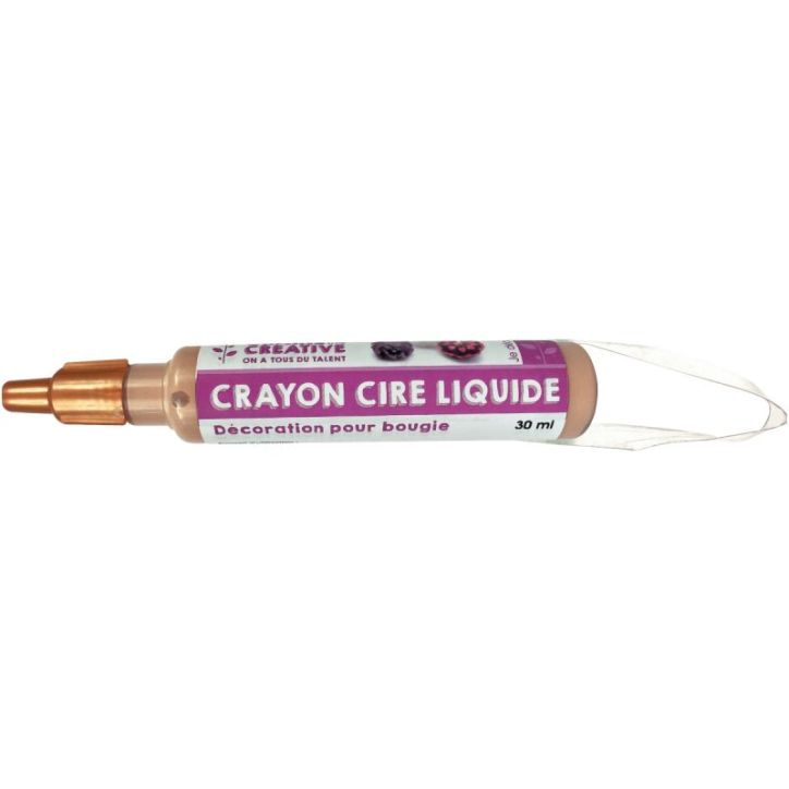 Lot de 4 crayons cire 30ml pour bougies 133352