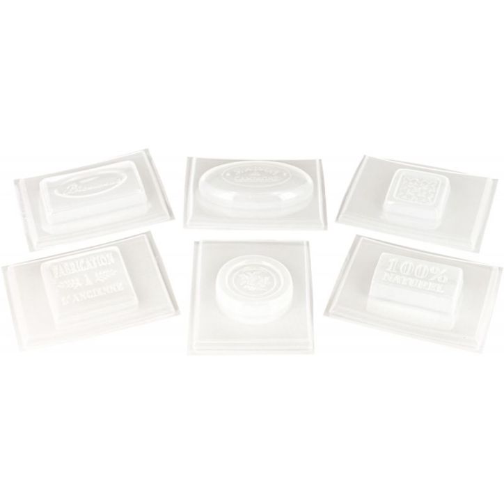 Lot de 6 mini moules pour savons à l'ancienne 200620