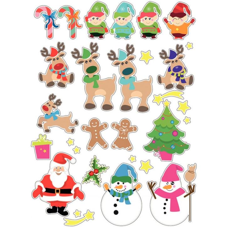 Sachet de 180 gommettes rennes et cie MAJ3726