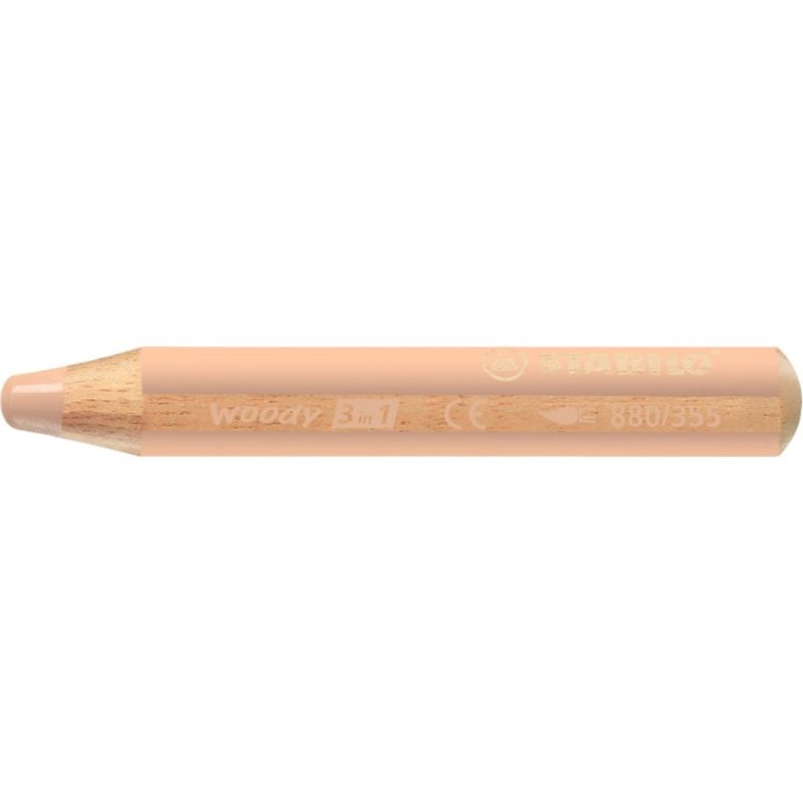 Crayon de couleur Woody rose chair 880/355 STABILO