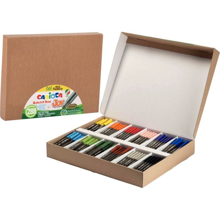 Schoolpack de 288 feutres Éco family Joy 42828 CARIOCA