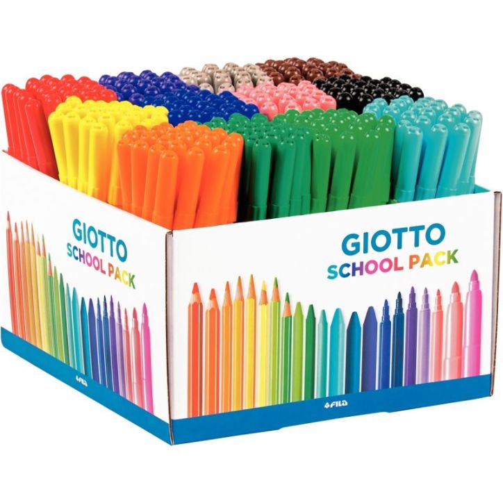 Maxi classapack de 288 feutres Turbo Color dont 40 gratuits F525000 GIOTTO