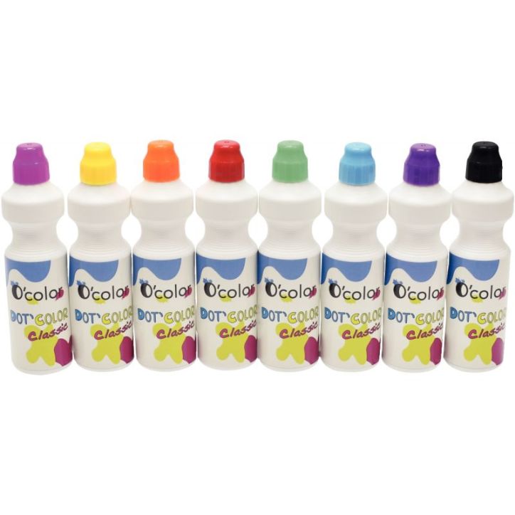 Schoolpack de 8 marqueurs Color 75ml assortis 2128