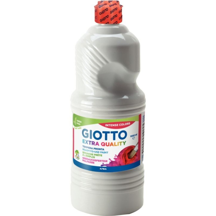 Flacon de 1L de gouache liquide GIOTTO blanc F533401 GIOTTO