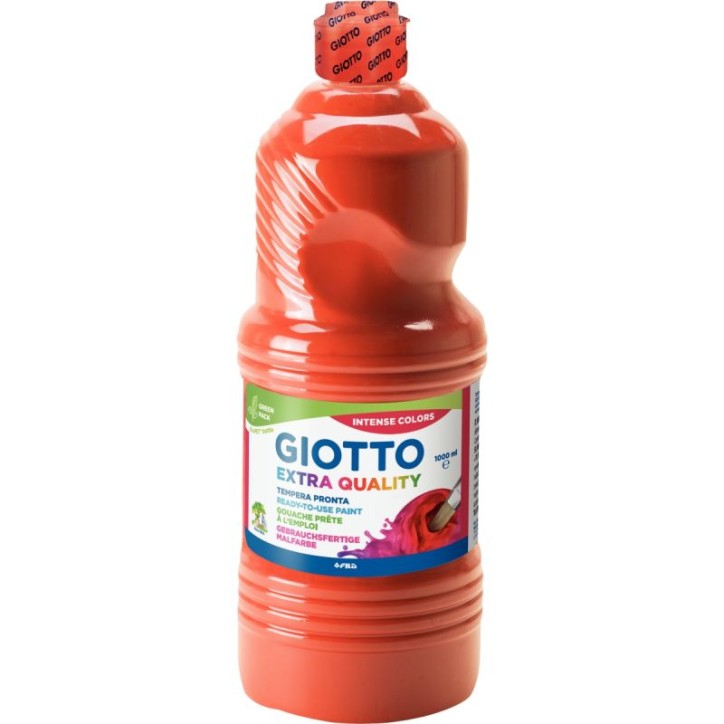 Flacon de 1L de gouache liquide GIOTTO rouge écarlate F533408 GIOTTO