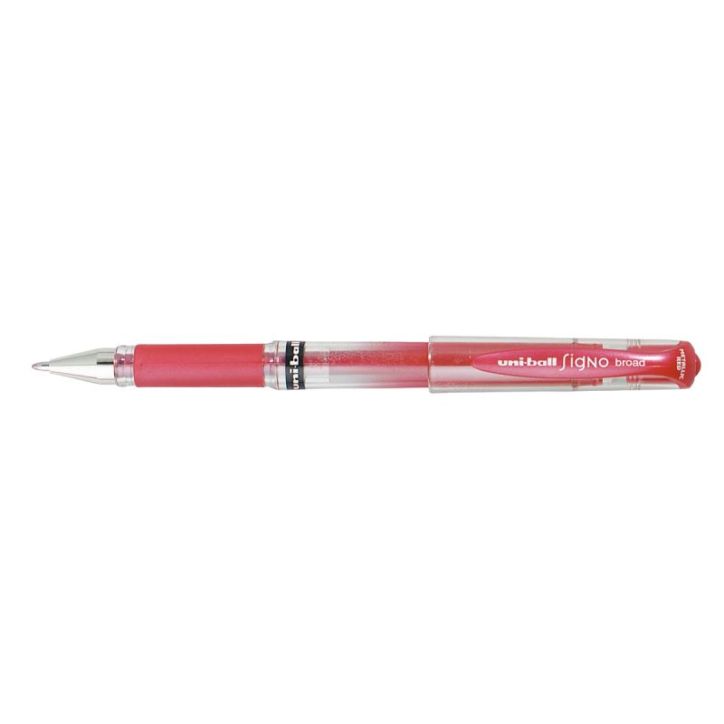 Stylo Uni Signo Broad rouge métal UM153 RM UNIBALL