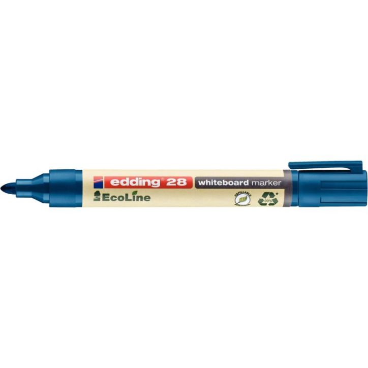Marqueur tableau blanc ogive Ecoline 28 bleu 4-28003 EDDING
