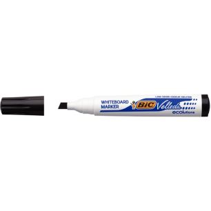 BIC Velleda 1751 ECOlutions Feutres pour Tableau Blanc Effaçables à Sec à Pointe Moyenne Biseautée - Noir BIC Velleda 1751 ECOlutions Feutres pour Tableau Blanc Effaçables à Sec à Pointe Moyenne Biseautée - Noir