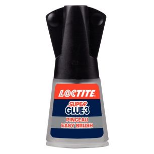Flacon de colle liquide SUPER GLUE 3 avec pinceau 9H 2608007 LOCTITE HENKEL Flacon de colle liquide SUPER GLUE 3 avec pinceau 9H 2608007 LOCTITE HENKEL