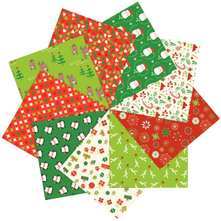 Pochette de 60 feuilles Origami Noël 20 x 20 cm OR506 C CLAIREFONTAINE