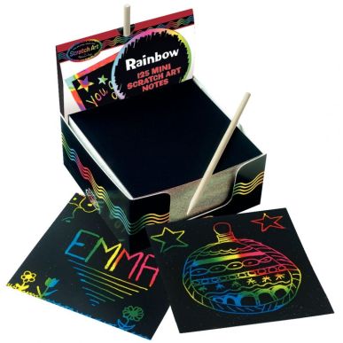 Papier D'art à Gratter Personnalisé - Artisanat Magique Arc-en-ciel DIY Pour Les Enfants