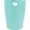 Corbeille a papier Ecobin vert pastel 15L 45363D AQUAREL EXACOMPTA